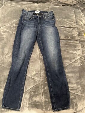 PAIGE Women's Dark Blue Skinny Jeans